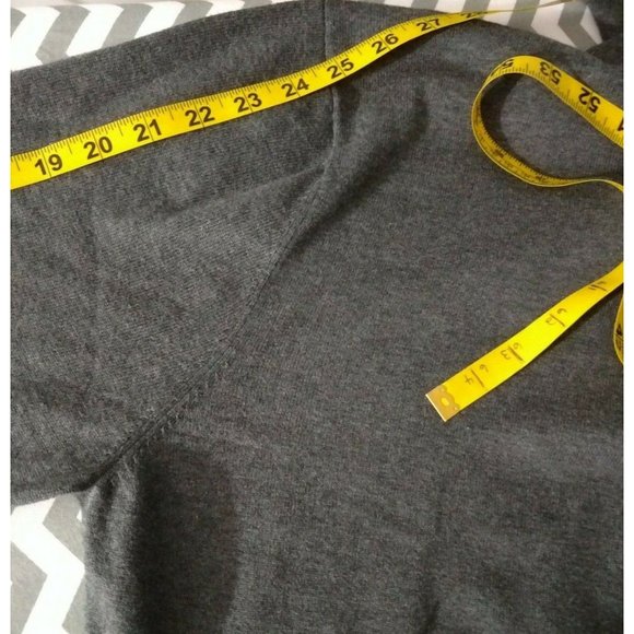 NEW JOS A BANK Signature Collection 1/4 Zip GRAY LS Pima Cotton Sweater XXL US - Picture 8 of 9